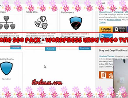 All in one seo pack – WordPress urdu tutorial video