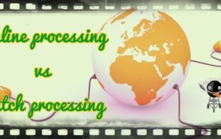 Online processing system vs batch processing system