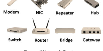 What are types of network devices