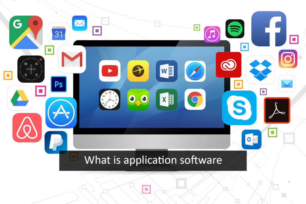 What is application software with example